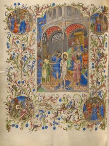 The Flagellation; Book of Hours, about 1420. Creator: Spitz Master