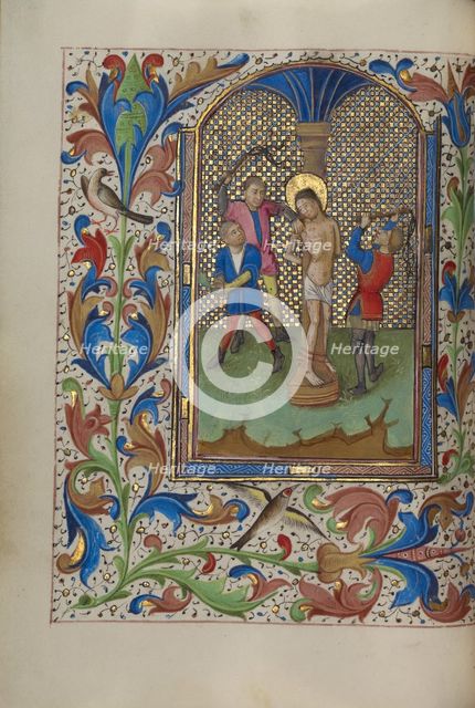 The Flagellation; Book of Hours, about 1450-1455. Creator: Master of the Lee Hours.