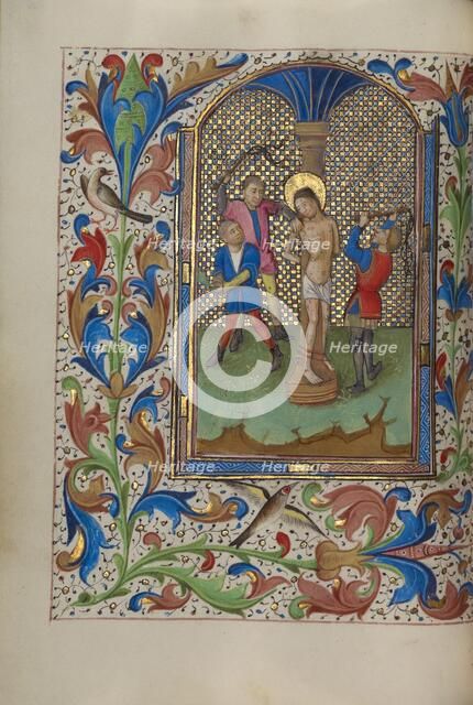 The Flagellation; Book of Hours, about 1450-1455. Creator: Master of the Lee Hours.