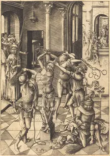 The Flagellation, c. 1480. Creator: Israhel van Meckenem