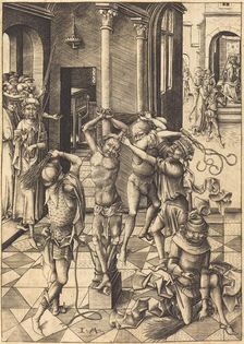 The Flagellation, c. 1480. Creator: Israhel van Meckenem