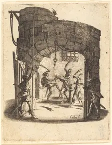 The Flagellation, c. 1624/1625. Creator: Jacques Callot