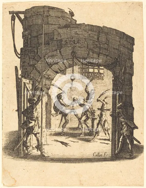 The Flagellation, c. 1624/1625. Creator: Jacques Callot.