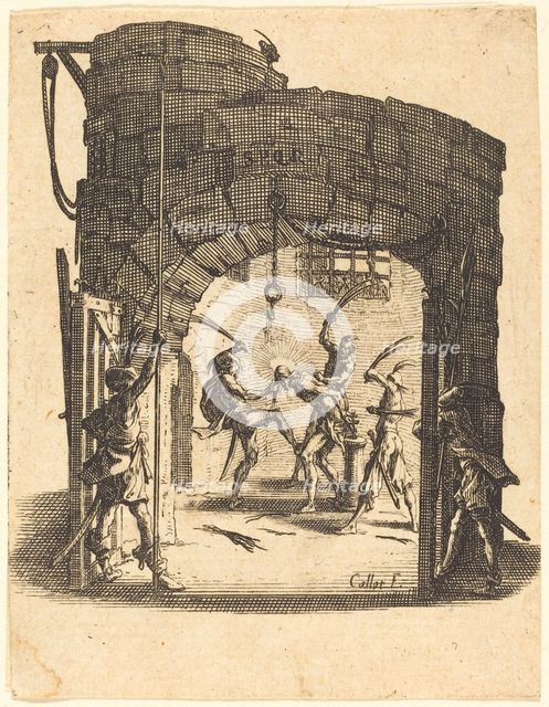 The Flagellation, c. 1624/1625. Creator: Jacques Callot.