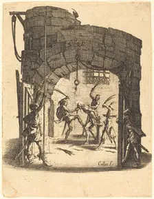The Flagellation, c. 1624/1625. Creator: Jacques Callot