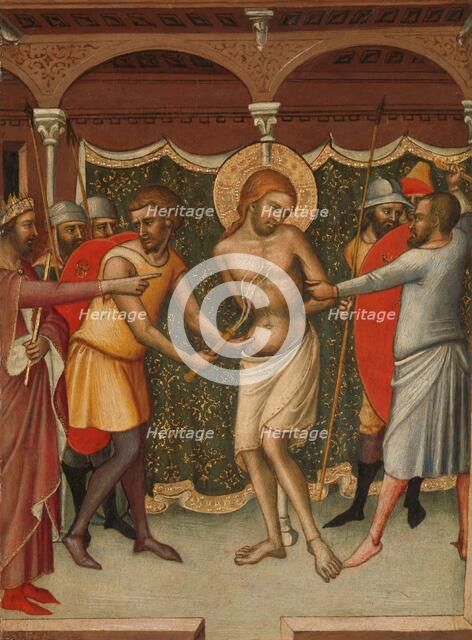 The Flagellation, c.1365. Creator: Luca di Tommè.