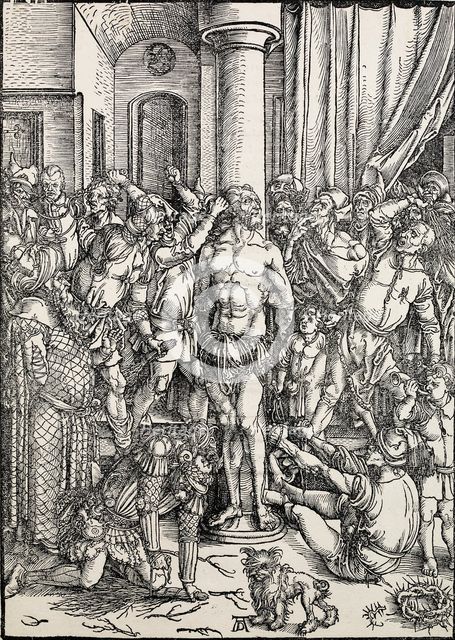 The flagellation, c1496/97. Artist: Albrecht Durer.