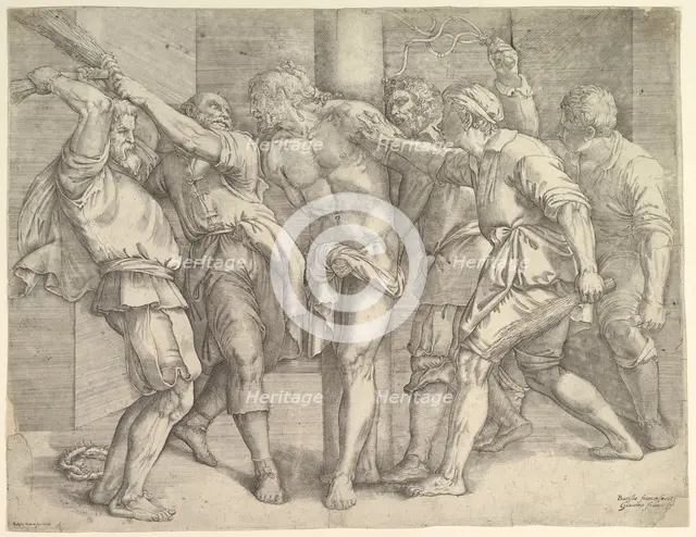 The Flagellation, ca. 1552-61. Creator: Battista Franco Veneziano.