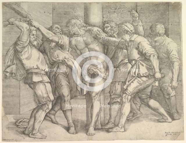 The Flagellation, ca. 1552-61. Creator: Battista Franco Veneziano.