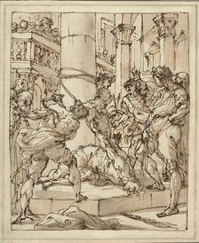 The Flagellation, early 1770s. Creator: Ubaldo Gandolfi