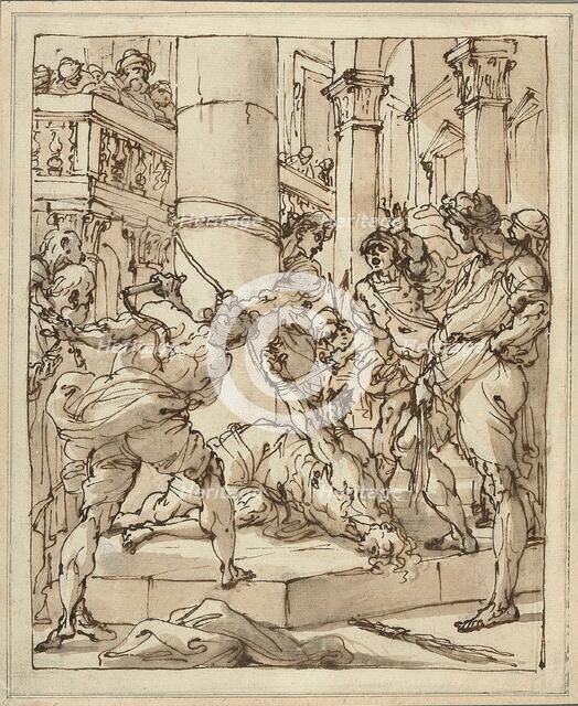 The Flagellation, early 1770s. Creator: Ubaldo Gandolfi.