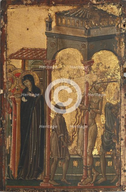 The Flagellation, first half 14th century. Creator: Master of Forli.