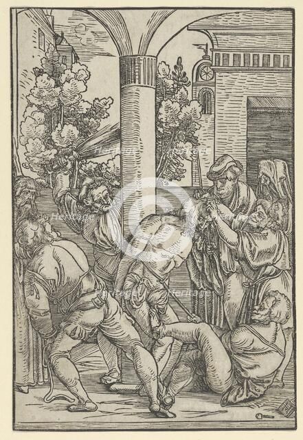 The Flagellation, from The Life of Christ, ca. 1511-12. Creator: Hans Schäufelein the Elder.