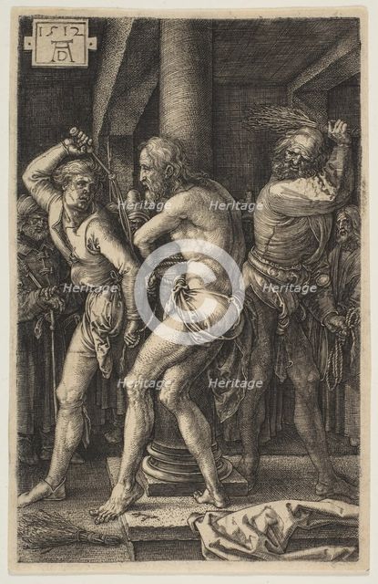 The Flagellation, from The Passion, 1512. Creator: Albrecht Durer.