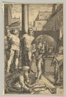 The Flagellation, from The Passion of Christ, ca. 1623. Creator: Ludovicus Siceram