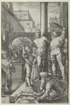 The Flagellation (from The Passion). Creator: Hendrick Goltzius (Dutch, 1558-1617)