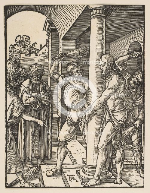 The Flagellation, from The Small Passion, ca. 1509. Creator: Albrecht Durer.