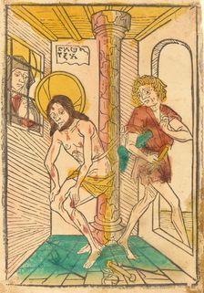 The Flagellation in the Presence of Mary, 1465/1475. Creator: Unknown