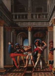 The Flagellation of Christ, 1515-1520. Creator: Zenale, Bernardo (1464-1526)