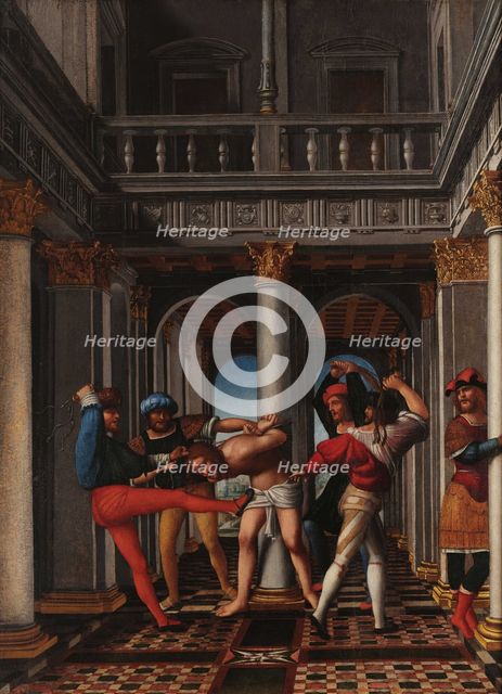 The Flagellation of Christ, 1515-1520. Creator: Zenale, Bernardo (1464-1526).