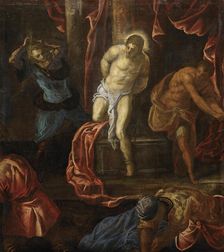 The Flagellation of Christ, ca 1585-1590 . Creator: Tintoretto, Jacopo (1518-1594)