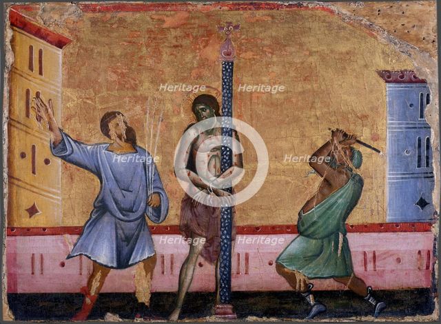 The Flagellation of Christ, c. 1280. Artist: Guido da Siena (active between 1260 and 1290)