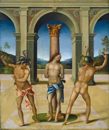 The Flagellation of Christ, c. 1512/1515. Creator: Bacchiacca