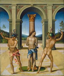 The Flagellation of Christ, c. 1512/1515. Creator: Bacchiacca
