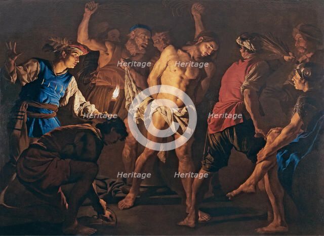 The Flagellation of Christ, c. 1640. Creator: Stomer, Matthias (ca.1600-after 1650).