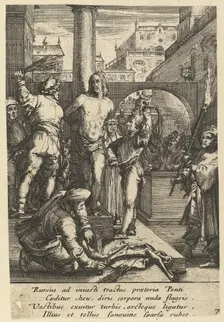 The Flagellation of Christ, from The Passion of Christ, mid 17th century. Creator: Nicolas Cochin