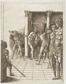 The Flagellation of Christ, with the Pavement, 1475/80. Creator: School of Andrea Mantegna