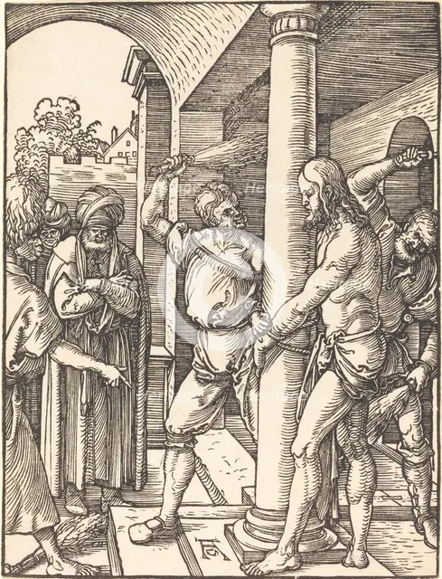 The Flagellation, probably c. 1509/1510. Creator: Albrecht Durer.
