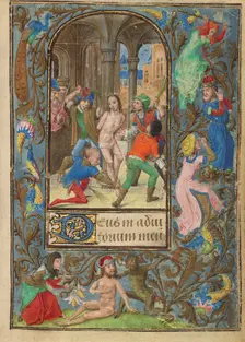 The Flagellation; Prayer Book of Charles the Bold, about 1471. Creator: Master of Mary of Burgundy