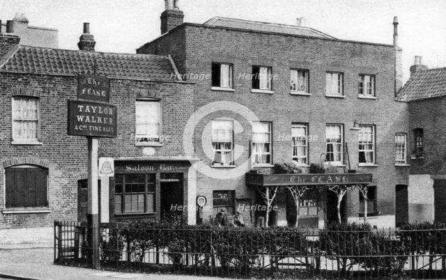 'The Flask' ale house, Highgate Village, London, 1926-1927.Artist: McLeish