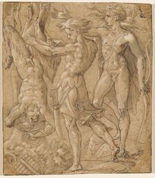 The Flaying of Marsyas, 1526/1530. Creator: Parmigianino