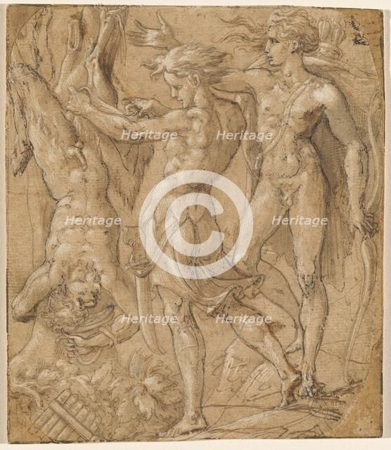 The Flaying of Marsyas, 1526/1530. Creator: Parmigianino.