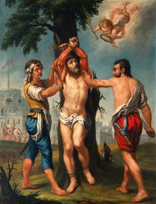 The flaying of Saint Bartholomew, 19th century. Creator: Unknown