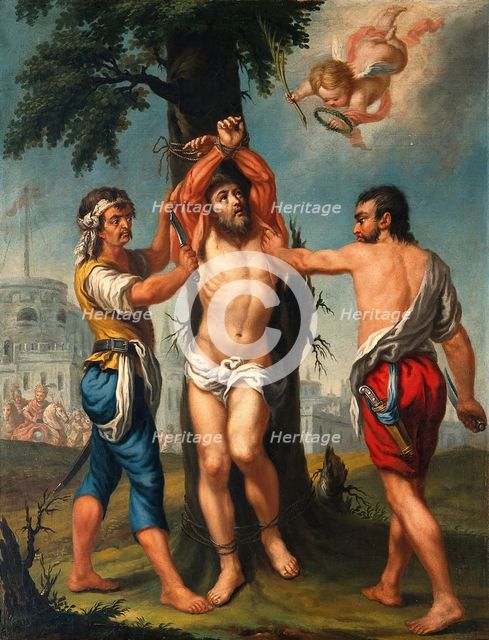 The flaying of Saint Bartholomew, 19th century. Creator: Unknown.