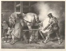 The Flemish Farrier, 1822. Creator: Theodore Gericault