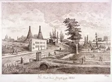 The Fleet River near Bagnigge Wells, St Pancras, London, c1800. Artist: Anon