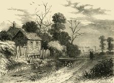 The Fleet River, near St. Pancras, 1825 (c1876). Creator: Unknown