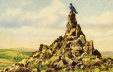 The Fliegerdenkmal, monument on the Wasserkuppe, Hesse, Germany, 1932. Creator: Unknown