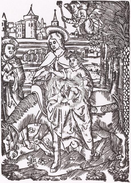 The Flight to Egypt. Creator: Unknown.
