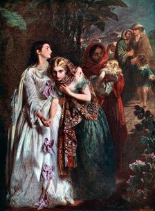 The Flight from Lucknow 1858, (c1920). Artist: Abraham Solomon