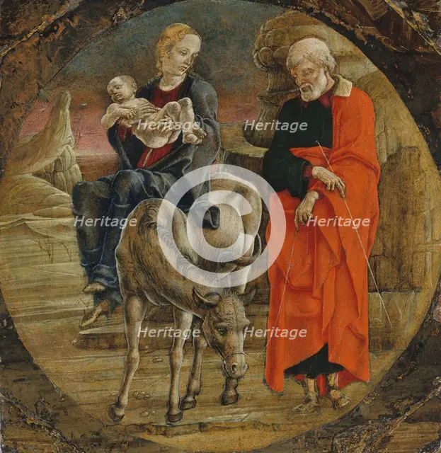 The Flight into Egypt, 1470s. Creator: Cosmè Tura.