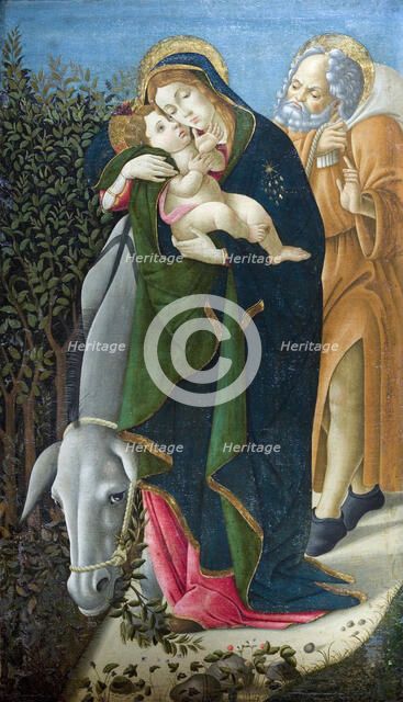 The Flight into Egypt, 1510. Creator: Botticelli, Sandro (1445-1510).