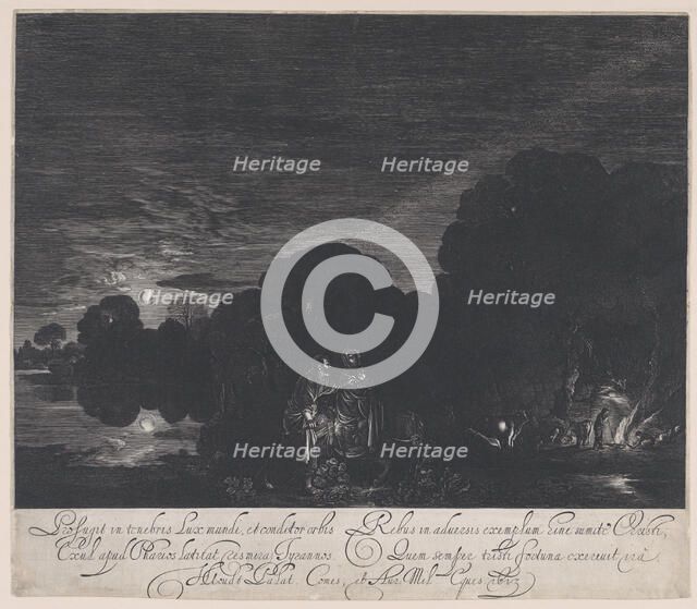 The Flight into Egypt, 1613. Creator: Hendrik Goudt.