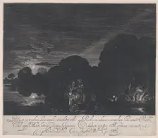 The Flight into Egypt, 1613. Creator: Hendrik Goudt