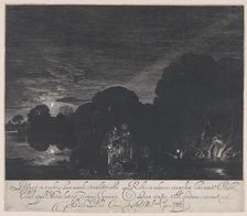 The Flight into Egypt, 1613. Creator: Hendrik Goudt