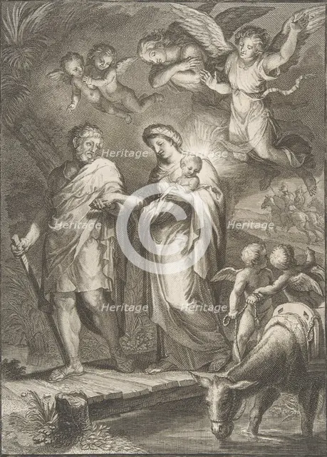The Flight into Egypt, 1700-(?). Creator: Francesco Polanzani.